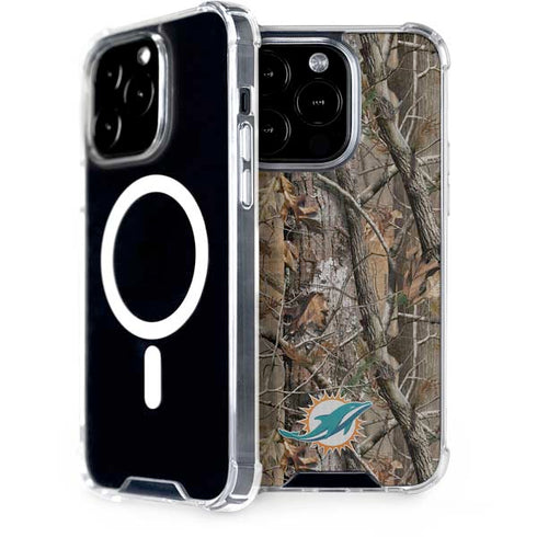 NFL Miami Dolphins Realtree AP Camo iPhone 15 Pro MagSafe Case